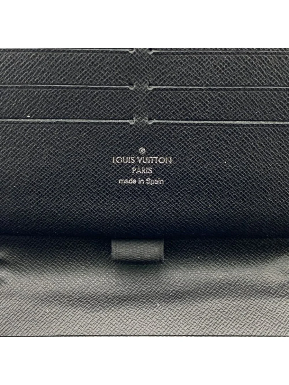 Louis Vuitton Zippy Organizer Damier Graphite Illustre Wallet Zip Around Black